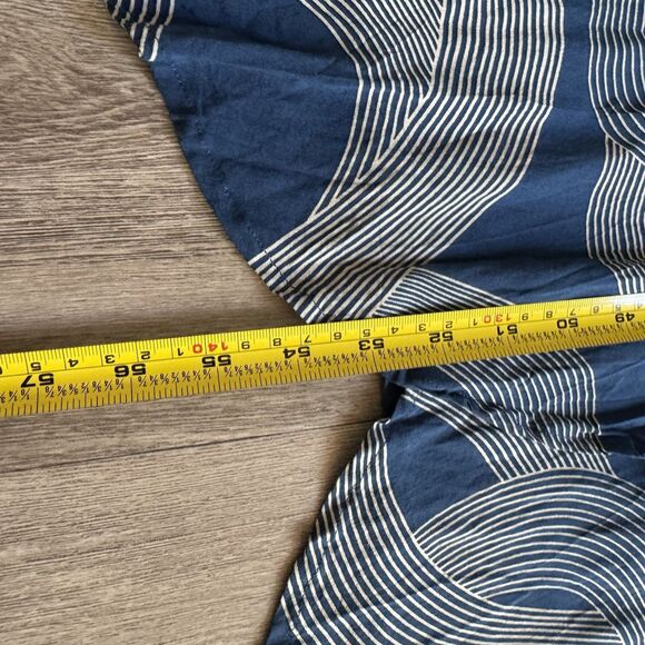 Dress Forum Los Angeles Dress Boho Hippie Wrap Blue And White V-neck Maxi Sz S - Picture 4 of 14